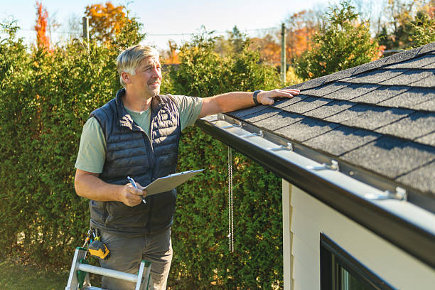 Professional Hail Damage Roof Repair technician working in Lesterville, SD